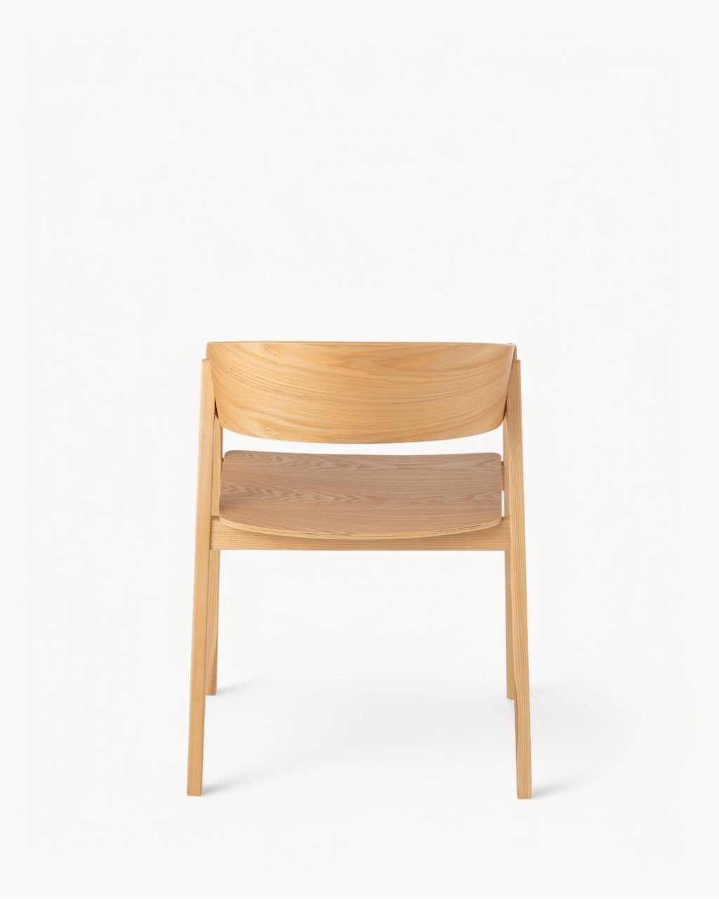 Elegant Sort Stol i Asketræ med Rebsæde – Ergonomisk Design til Spisestue og Opholdsstue, Sædehøjde 45,3 cm, Bæreevne 150 kg 3