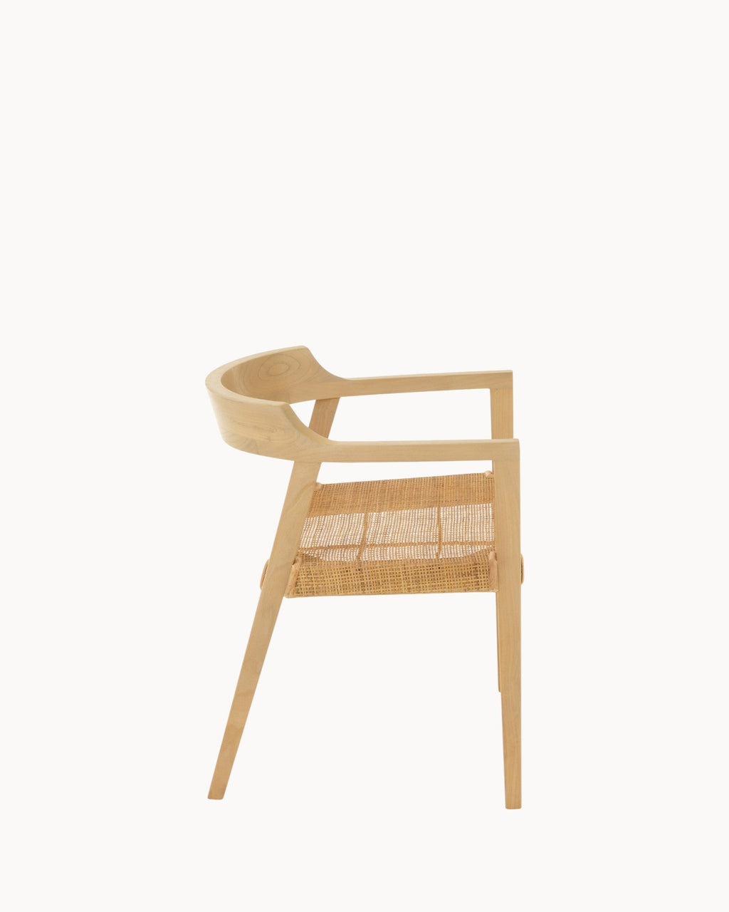 Emma Spisestuestol i Natur Teaktræ – Elegant Design, Robust og Komfortabel, Sædehøjde 45 cm 5