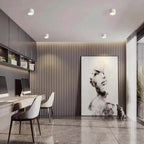 SYLFORM Downlight til Overflademontering – Justerbar Lystemperatur, Aluminium,120° Strålevinkel