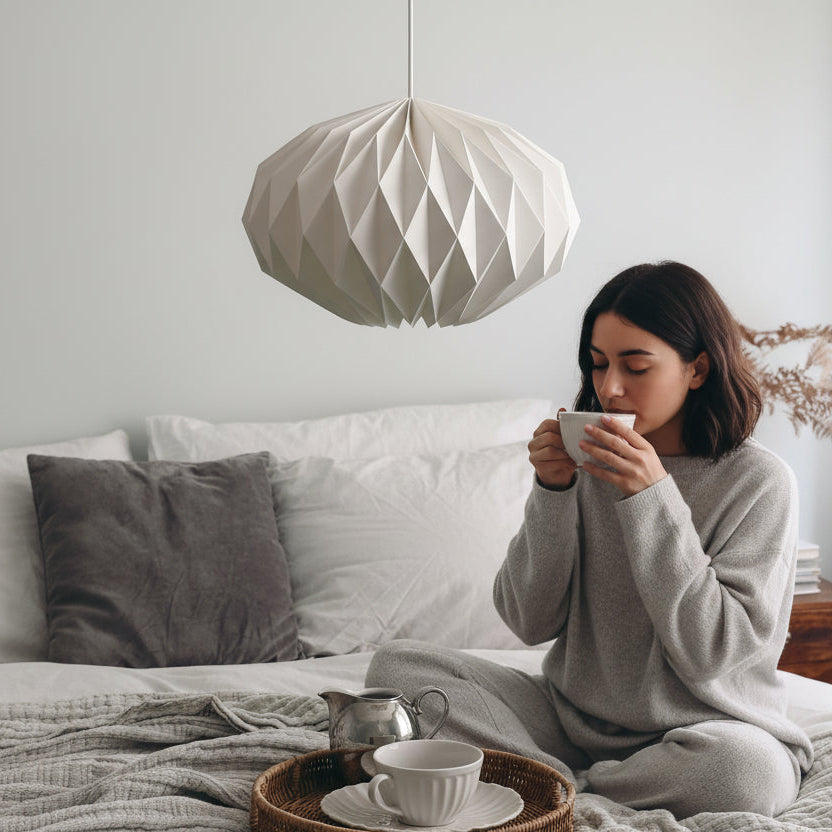 SYLFORM Måne Pendel Lampe Elegant Akryl Design til Soveværelse og Stue Default