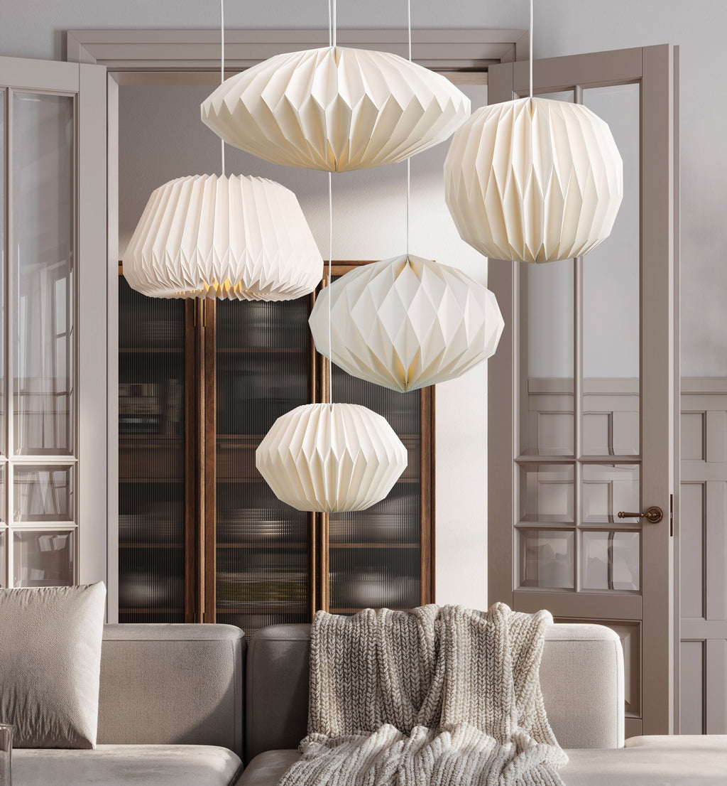 SYLFORM Måne Pendel Lampe Elegant Akryl Design til Soveværelse og Stue